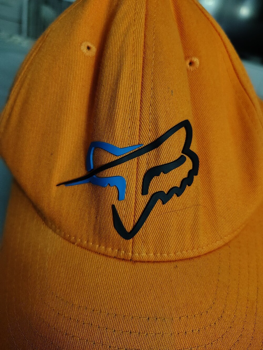Fox Orange Cap with Black Logo